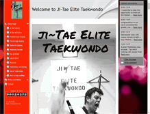 Tablet Screenshot of jitae-elitetkd.com